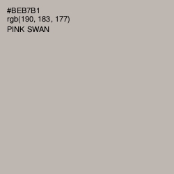 #BEB7B1 - Pink Swan Color Image
